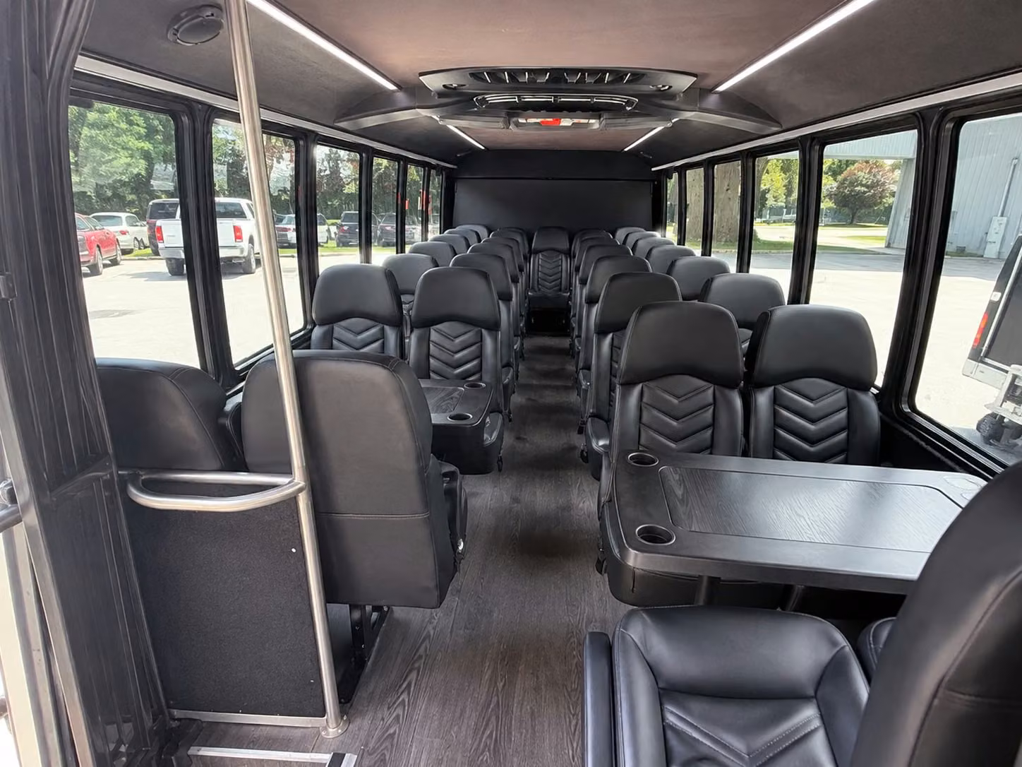 15 passenger minibus inside