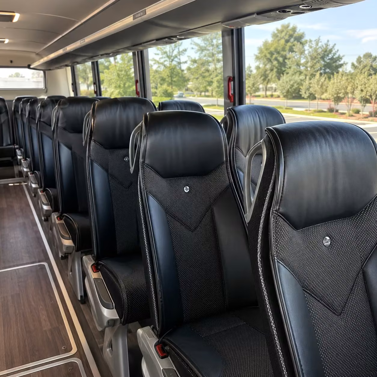 sioux falls charter bus rental interior